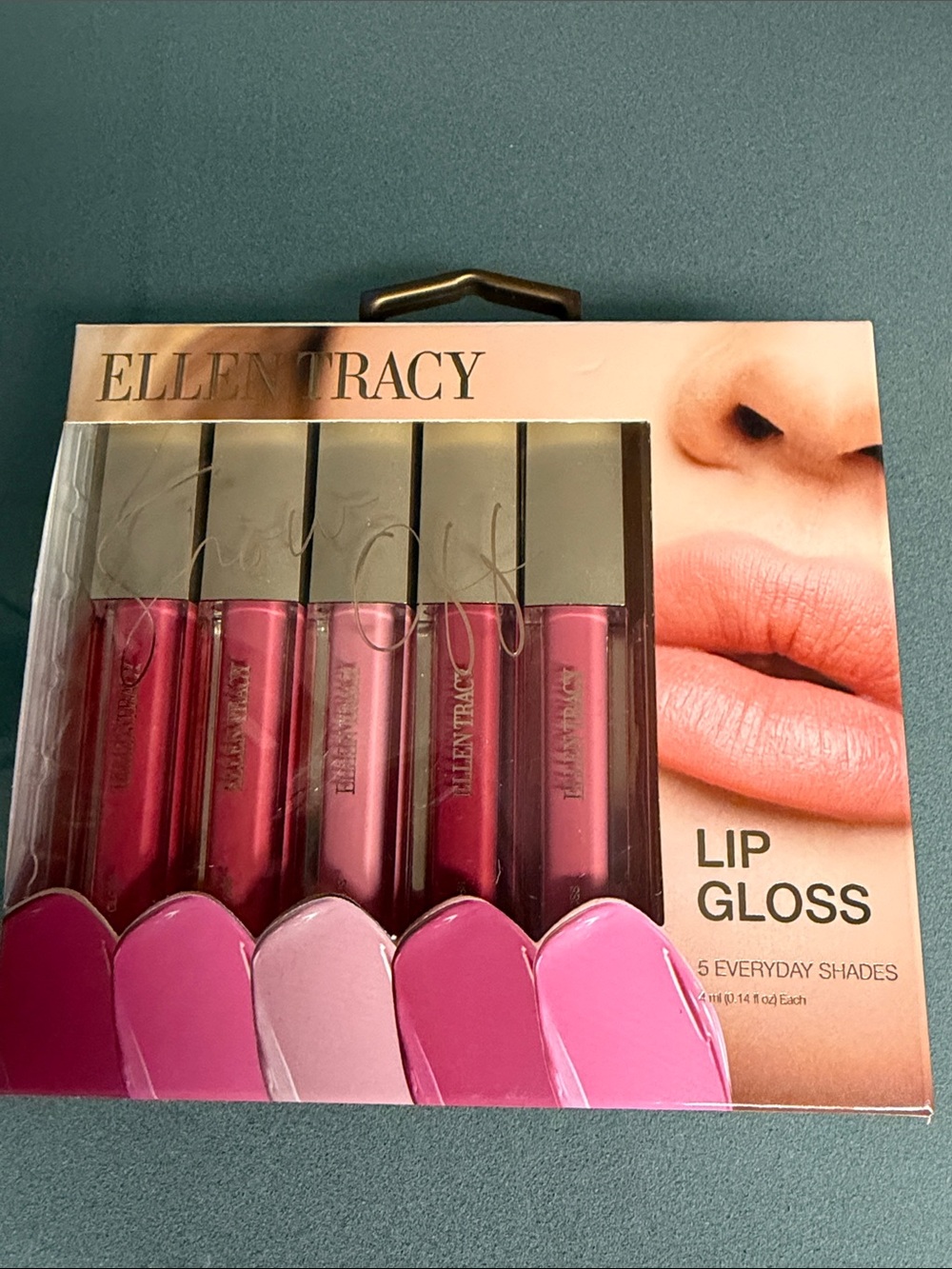 Ellen Tracy Pink Lip Gloss Set - Five Pink Shades